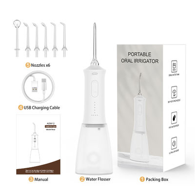 2000mAh Portable Cordless Rechargeable electric dental oral irrigator with 4 modes 350ml big tank