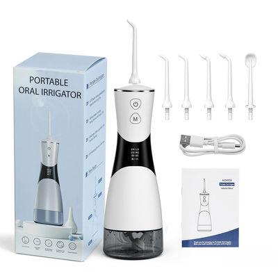 POM Portable Water Irrigator , 72dB Electric Water Teeth Cleaner IPX7 Waterproof