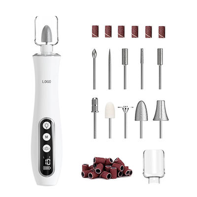 Manicure Pedicure Set USB Charging LED Display 10 Level Speed Low Noise Electric Nail Drill