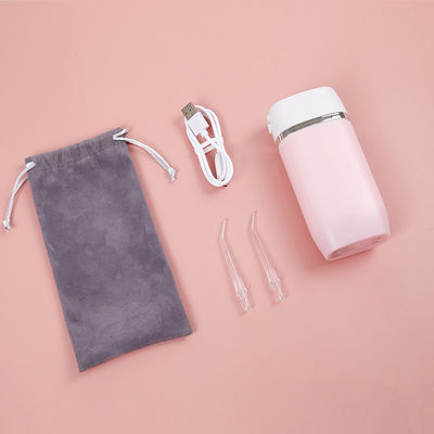 Ultralight IPX7 Small Portable Water Flosser , Wireless Travel Oral Irrigator